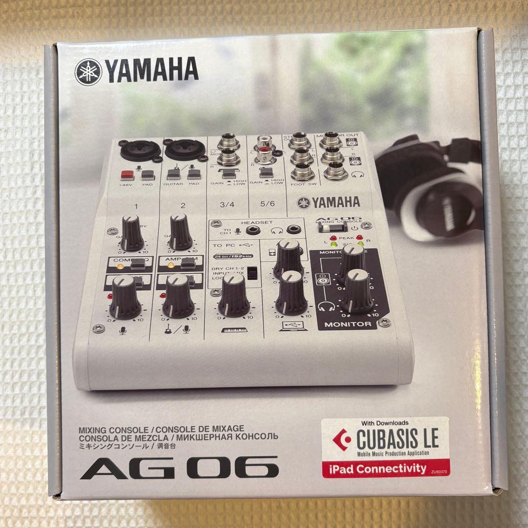 Yamaha AG06 ミキサー オーディオインターフェイス