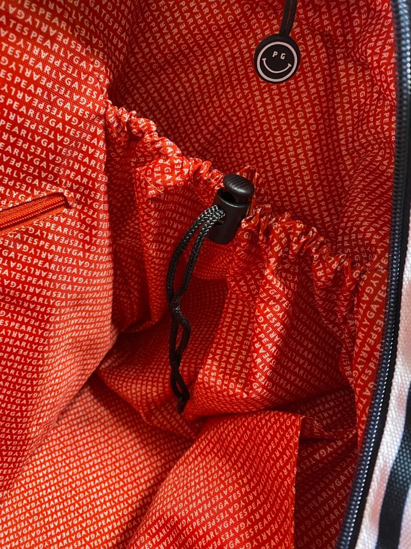 【美品】 パーリーゲイツ ボストンバッグ　ボーダー柄　PEARLY GATES