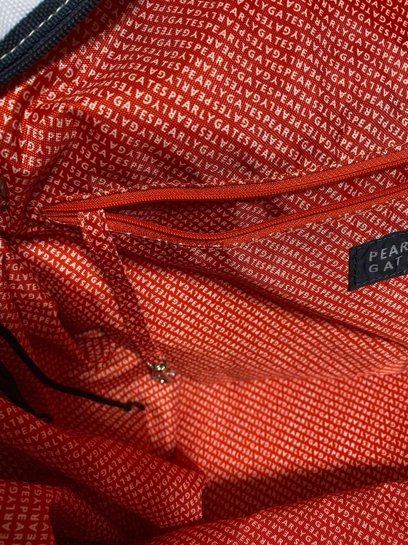 【美品】 パーリーゲイツ ボストンバッグ　ボーダー柄　PEARLY GATES