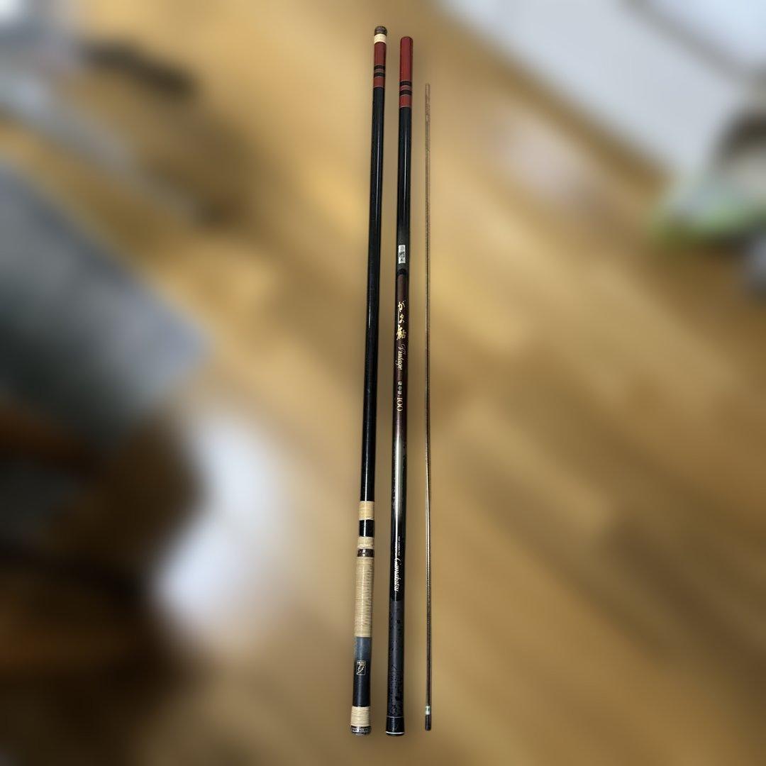 がま鮎 Vintage 100 高炭素ロッド　硬中硬100カスタム