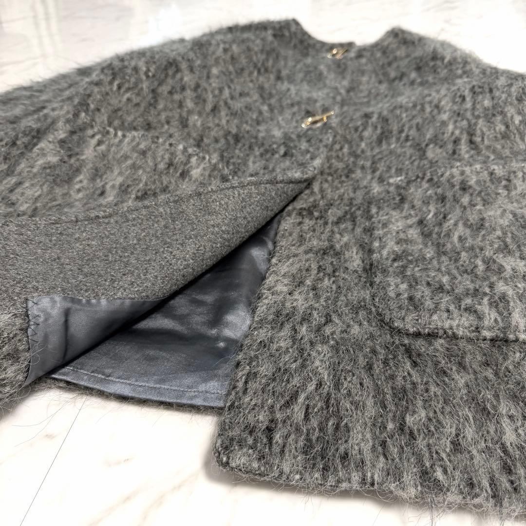 【極美品】Jena espace merveilleux シャギーコート ウール