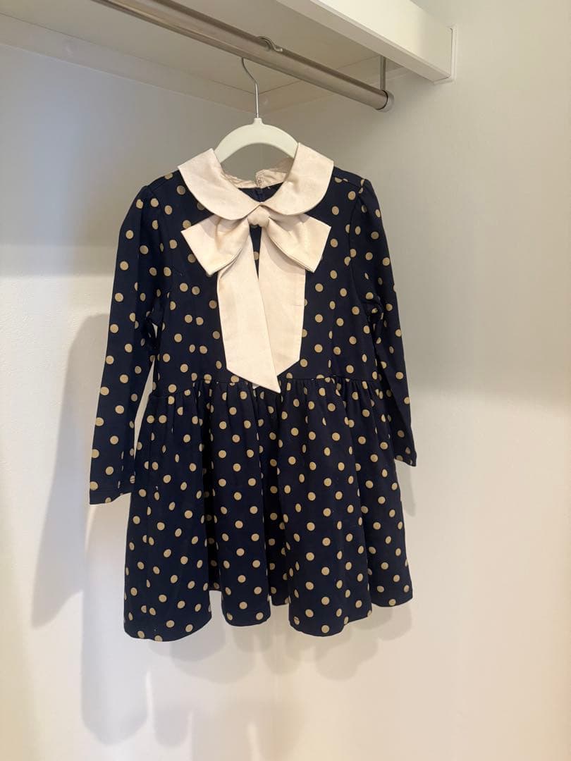 ⭐︎ちこまま⭐︎ドバリーワンピース フォーマル 120 ネイビー 紺