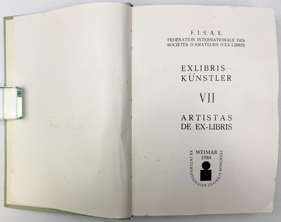 ★洋書「EXLIBRIS- KÜNSTLER Ⅶ」蔵書票集