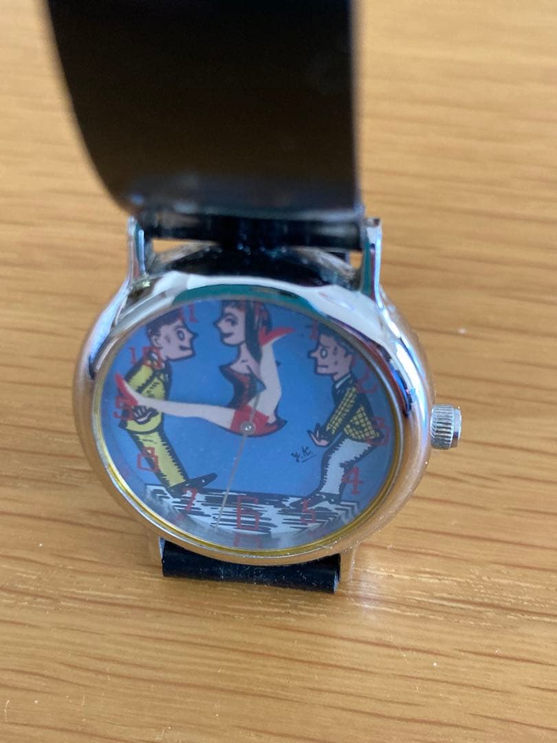 河村要助イラスト時計