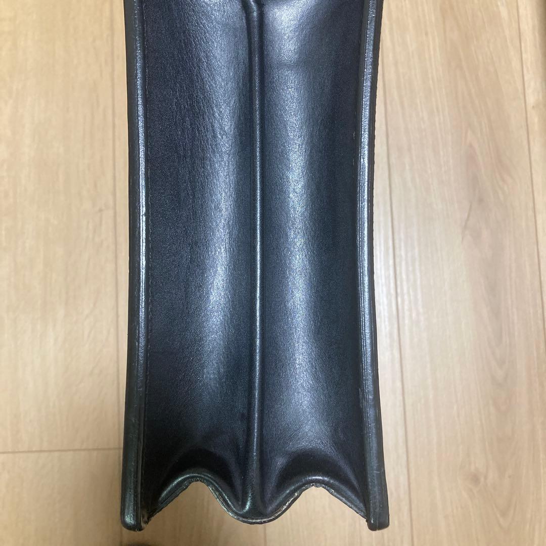 マンソー　万双　黒 ダレスバック　2つマチ