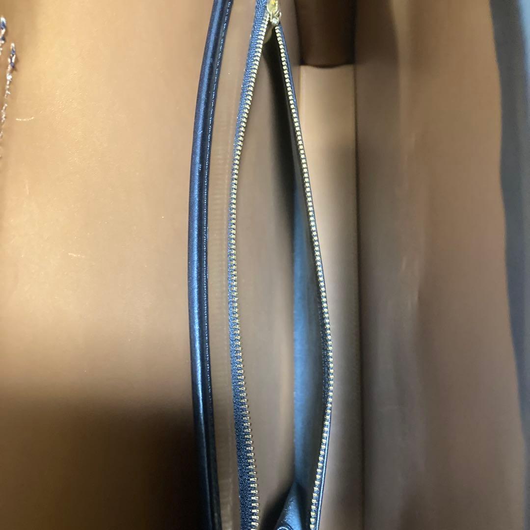 マンソー　万双　黒 ダレスバック　2つマチ