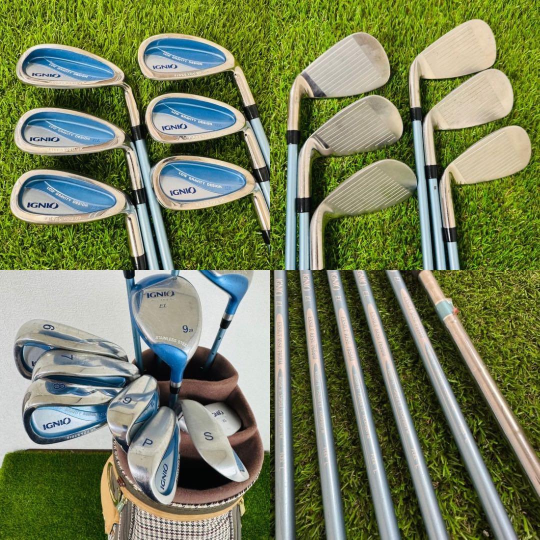 【初心者女性向け】IGNIO EL レディース ゴルフクラブセット