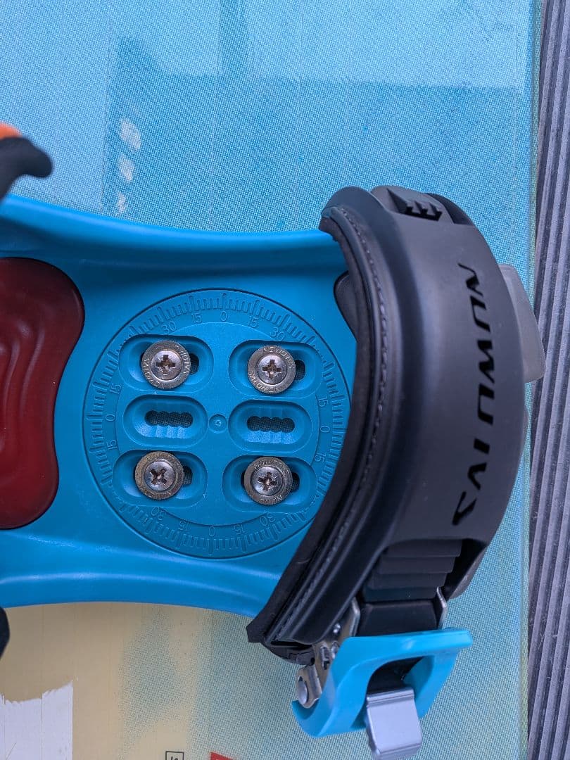 スノーボード 青 水色 バインディング付き