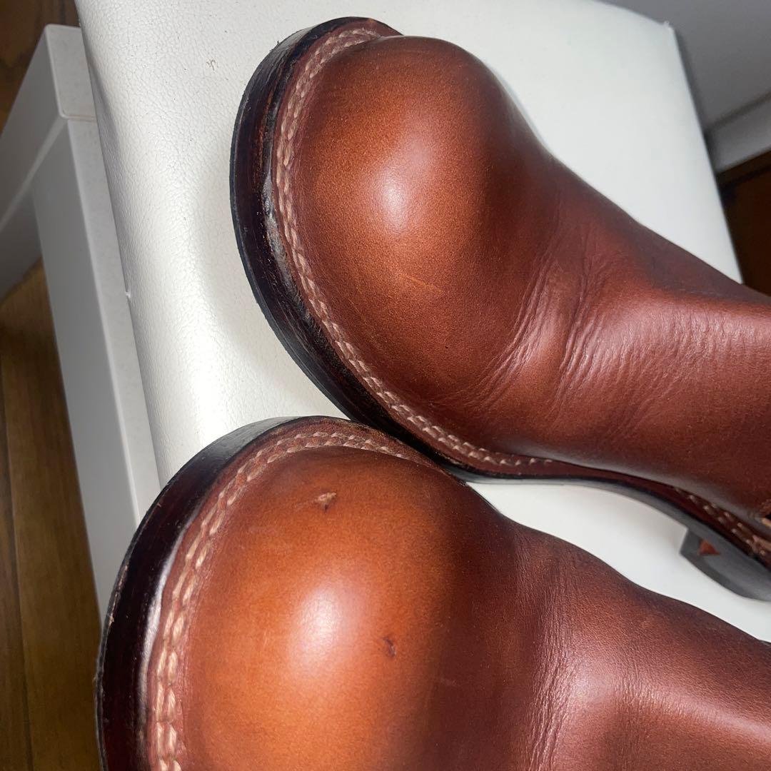 ヒラキヒミ。ブラウン サイドゴアブーツ レザー26.5