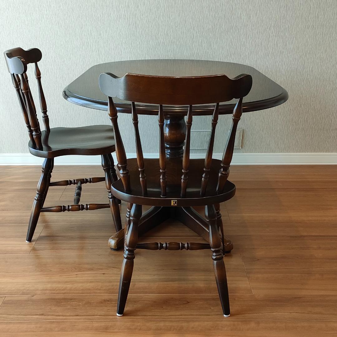 飛騨産業　キツツキ　ウィンザーチェア　2脚セット①