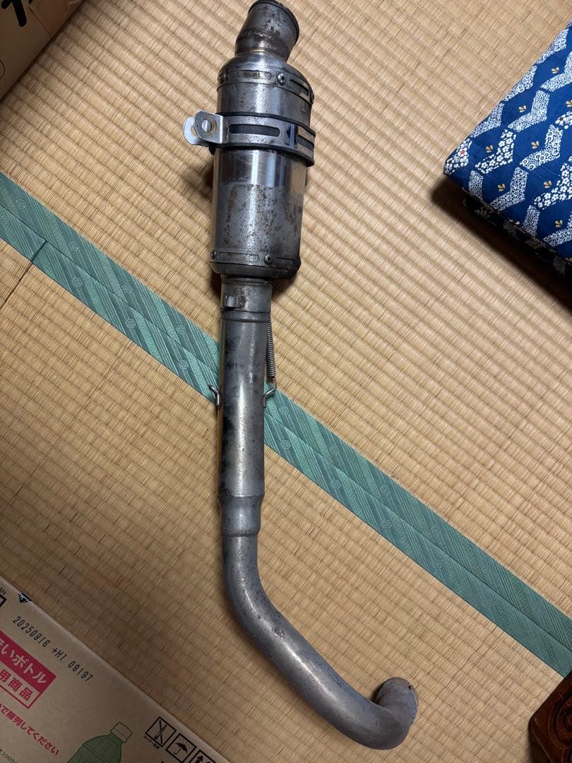 ホーネット250 ステンレスサイレンサー&中間パイプセット