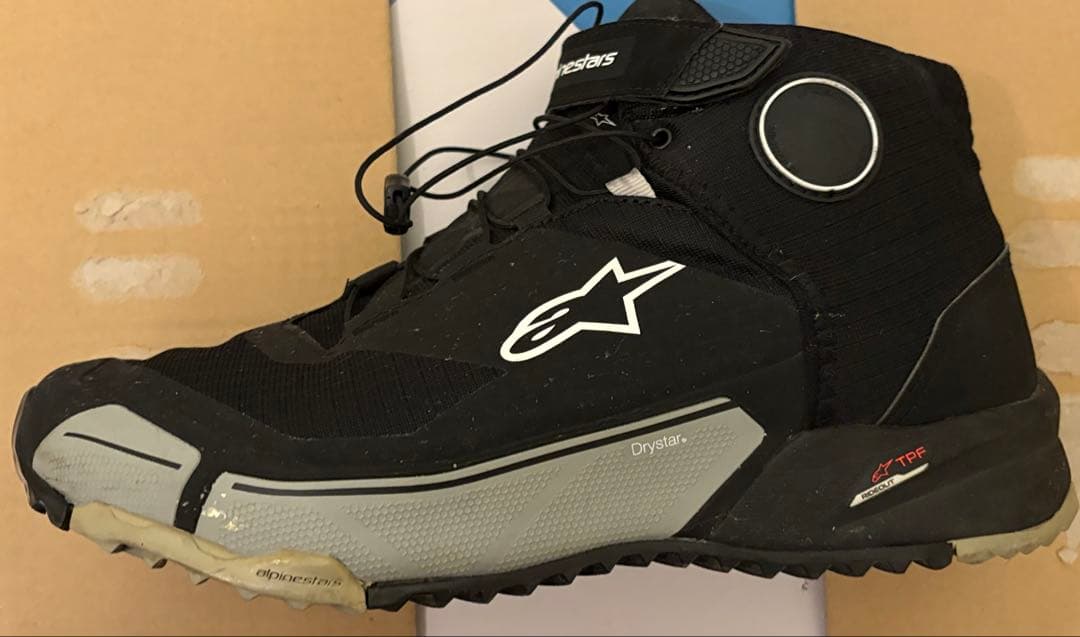 Alpinestars cr-x drystar ブラック ハイカット靴