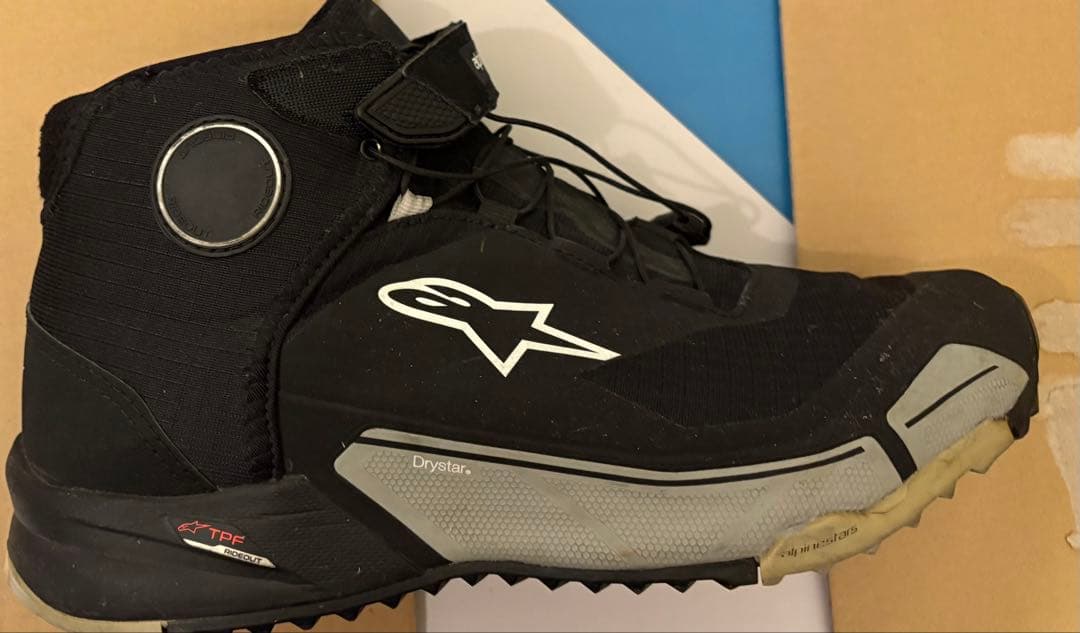 Alpinestars cr-x drystar ブラック ハイカット靴