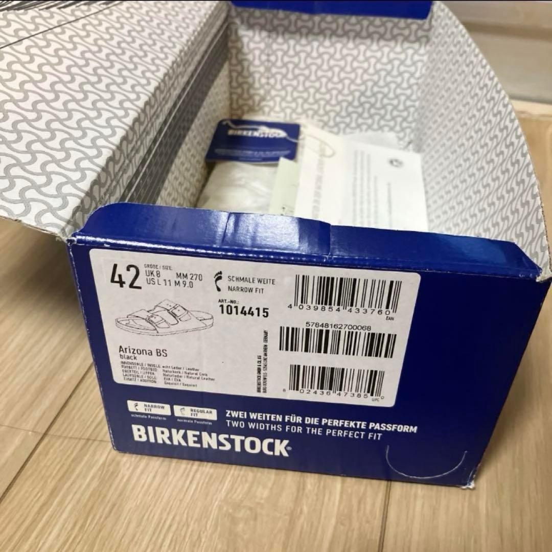 ビルケンシュトック　アリゾナ レザーサンダル　42（27.0）　ナロー幅
