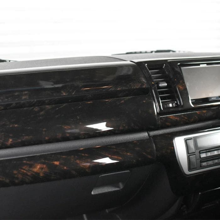 ハイエース インテリアパネル ダークプライム 15ピース ワイド