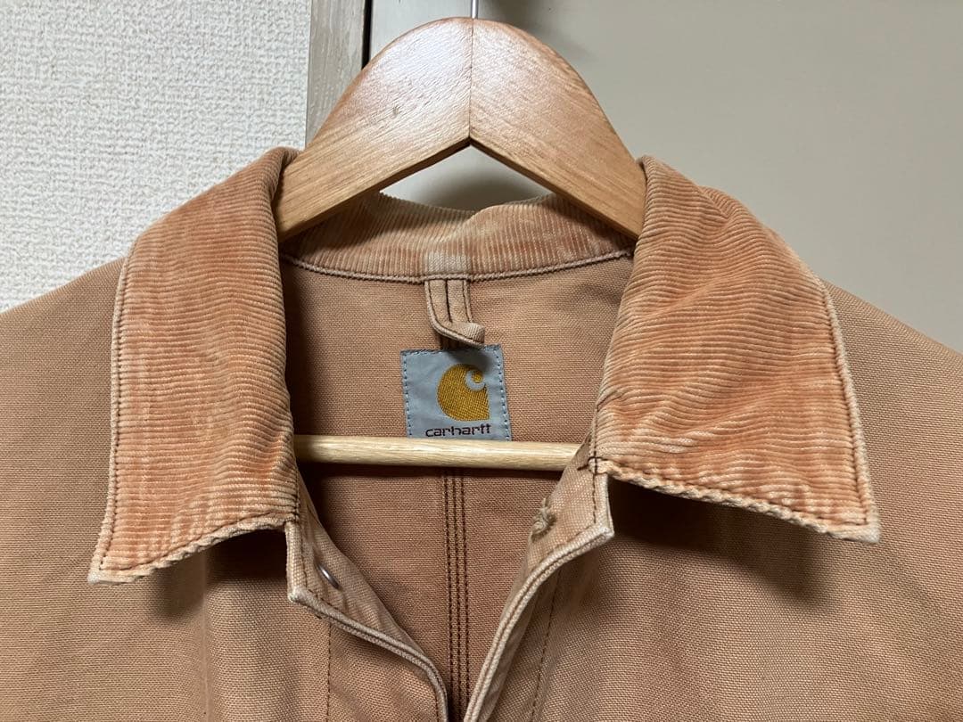 裏地なし carhartt ミシガンチョアコート カバーオール