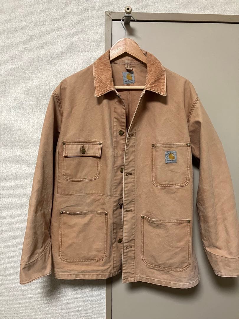 裏地なし carhartt ミシガンチョアコート カバーオール