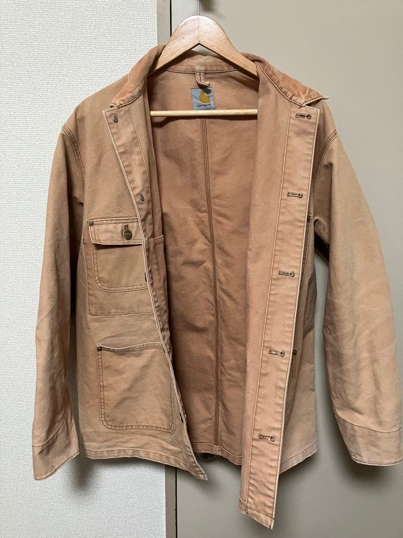 裏地なし carhartt ミシガンチョアコート カバーオール