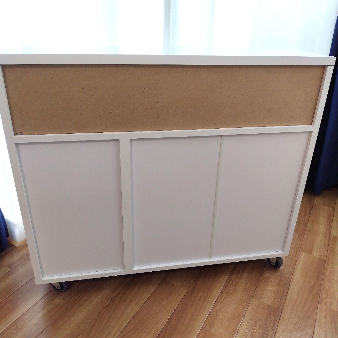 キッチンカウンター　キャスター付き