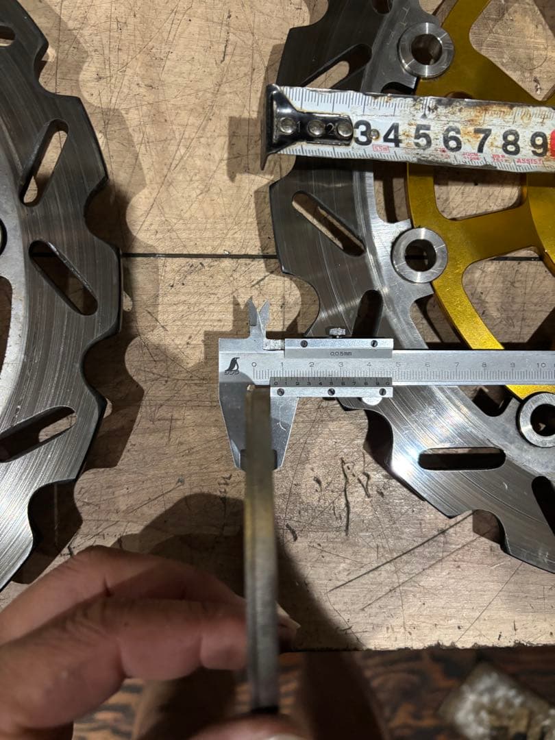 GS400.GSX系用　大口径310πディスク　 トキコ6ポッドキャリパーセット