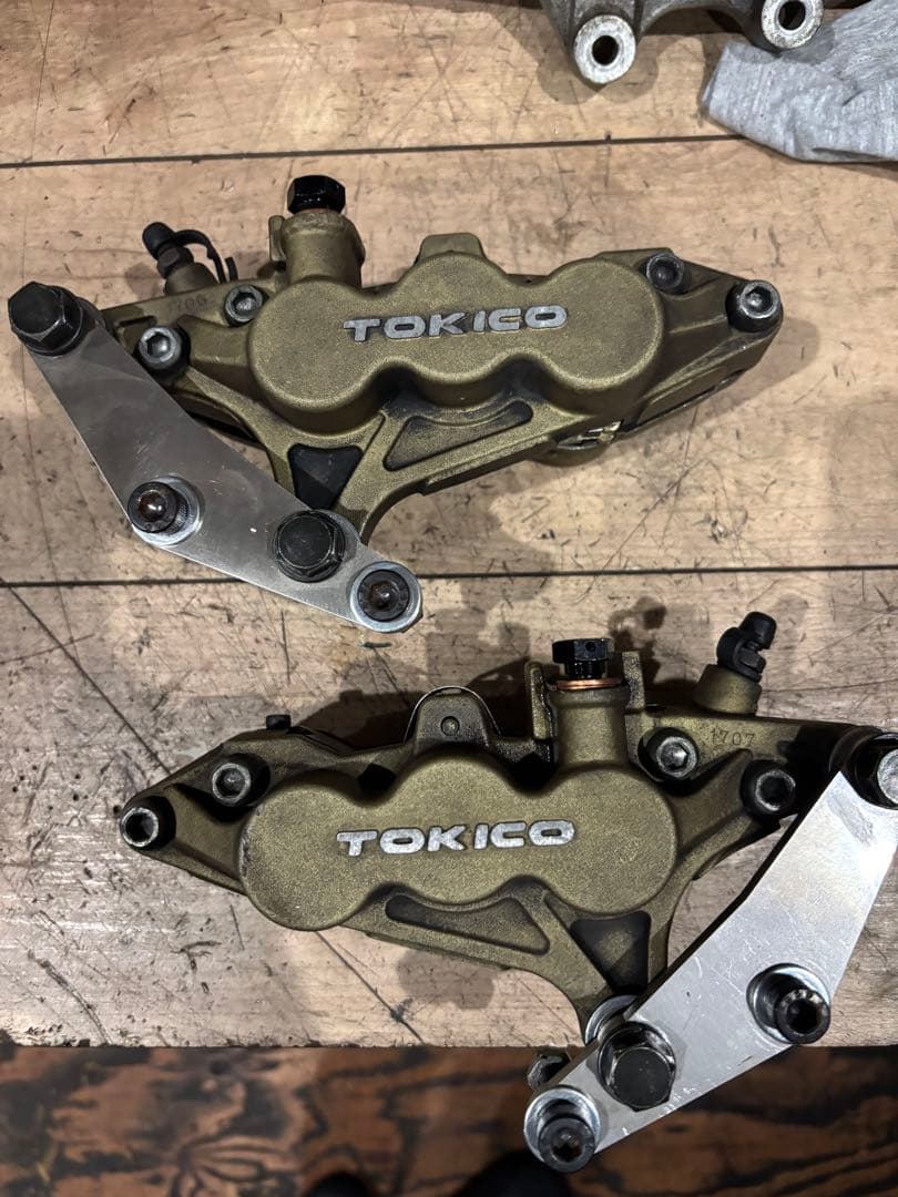 GS400.GSX系用　大口径310πディスク　 トキコ6ポッドキャリパーセット