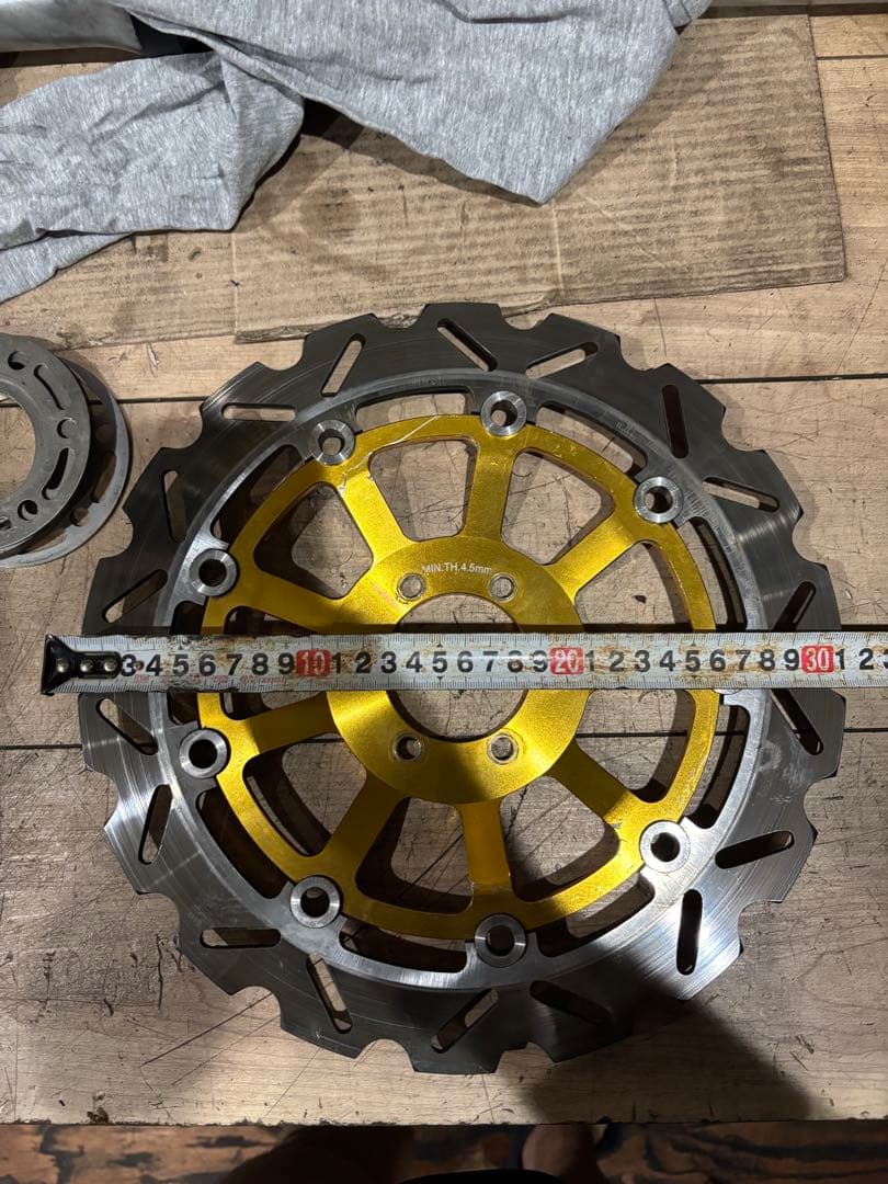 GS400.GSX系用　大口径310πディスク　 トキコ6ポッドキャリパーセット