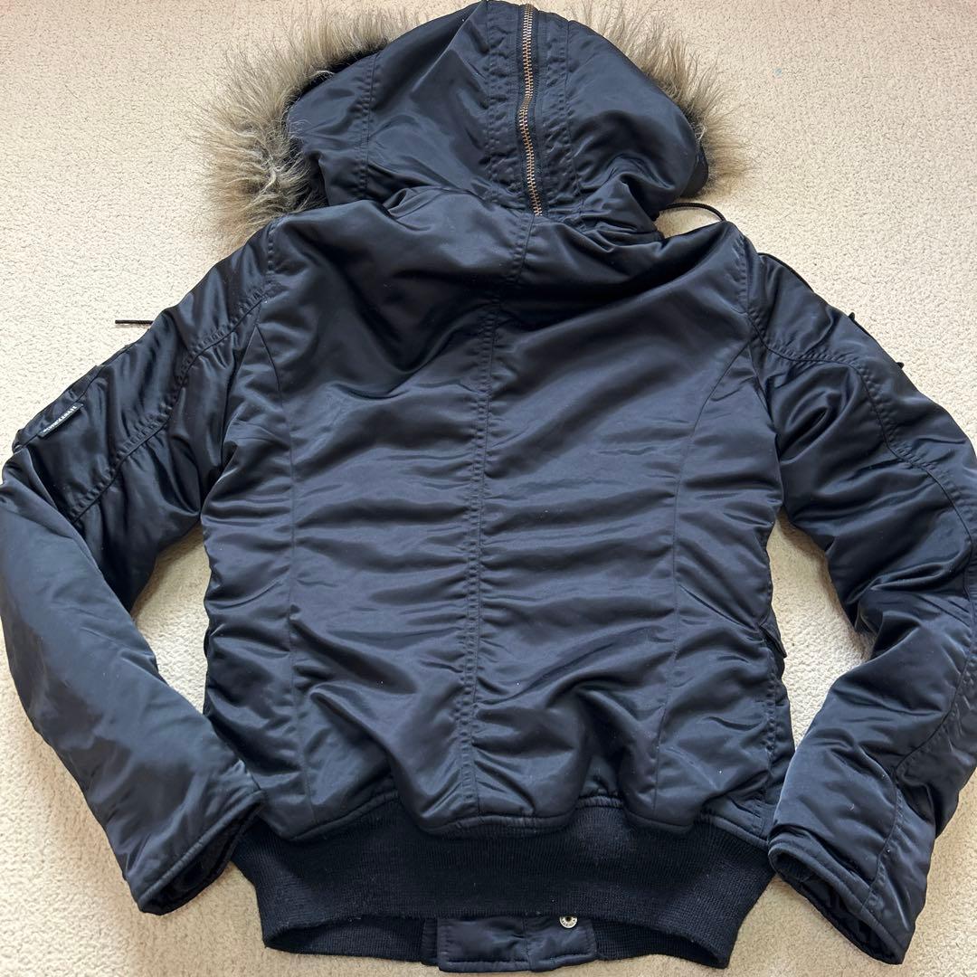 美品　y2k ヒステリックグラマー N2B フライトジャケット ファー 短丈