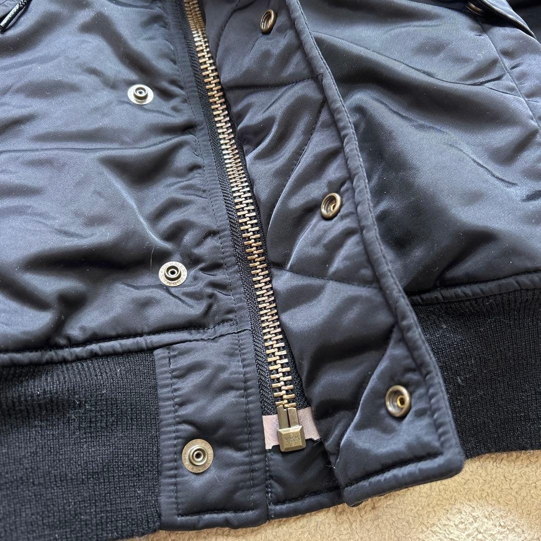 美品　y2k ヒステリックグラマー N2B フライトジャケット ファー 短丈