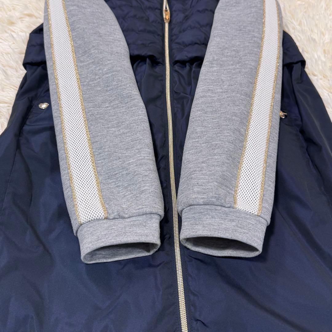 極美品 HERNO フード付きスプリングコート 14A 大人 2way 中綿