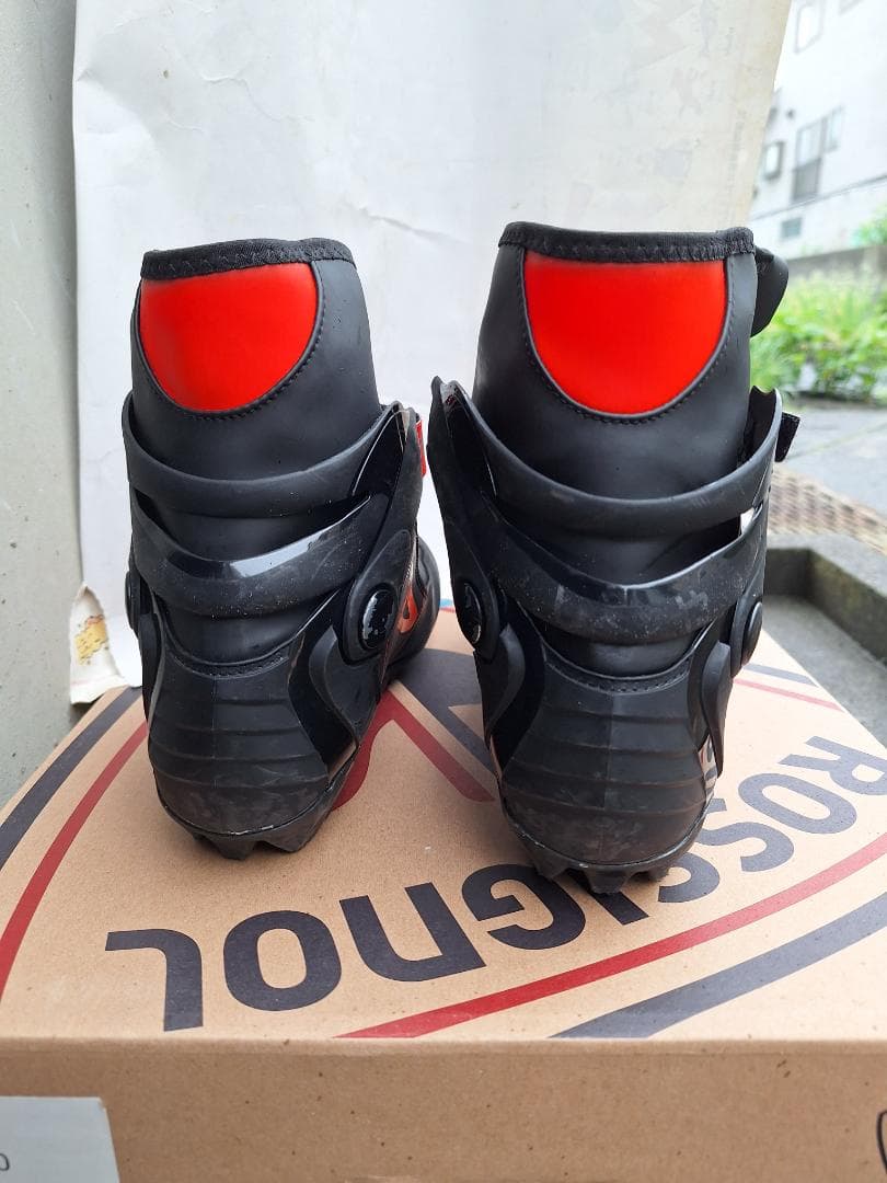 ROSSIGNOL クロスカントリースキーコンビブーツ 黒/赤