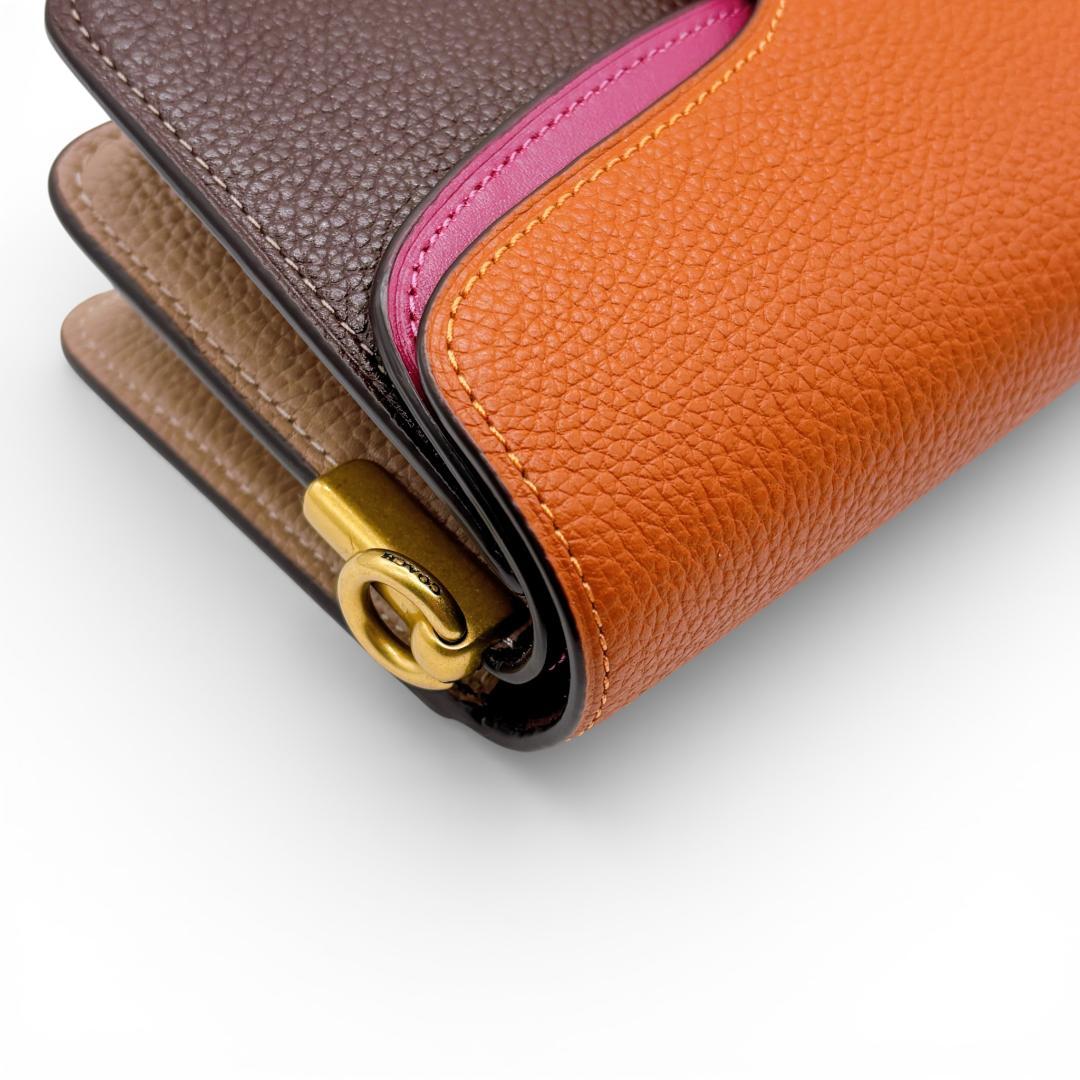 【美品✨】コーチ タビー クロスボディバッグ カラーブロック