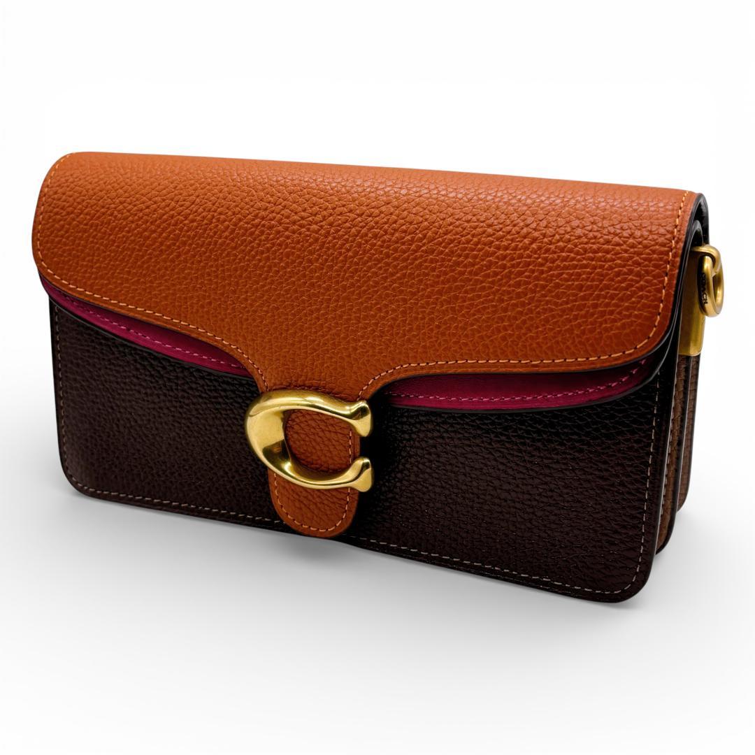 【美品✨】コーチ タビー クロスボディバッグ カラーブロック