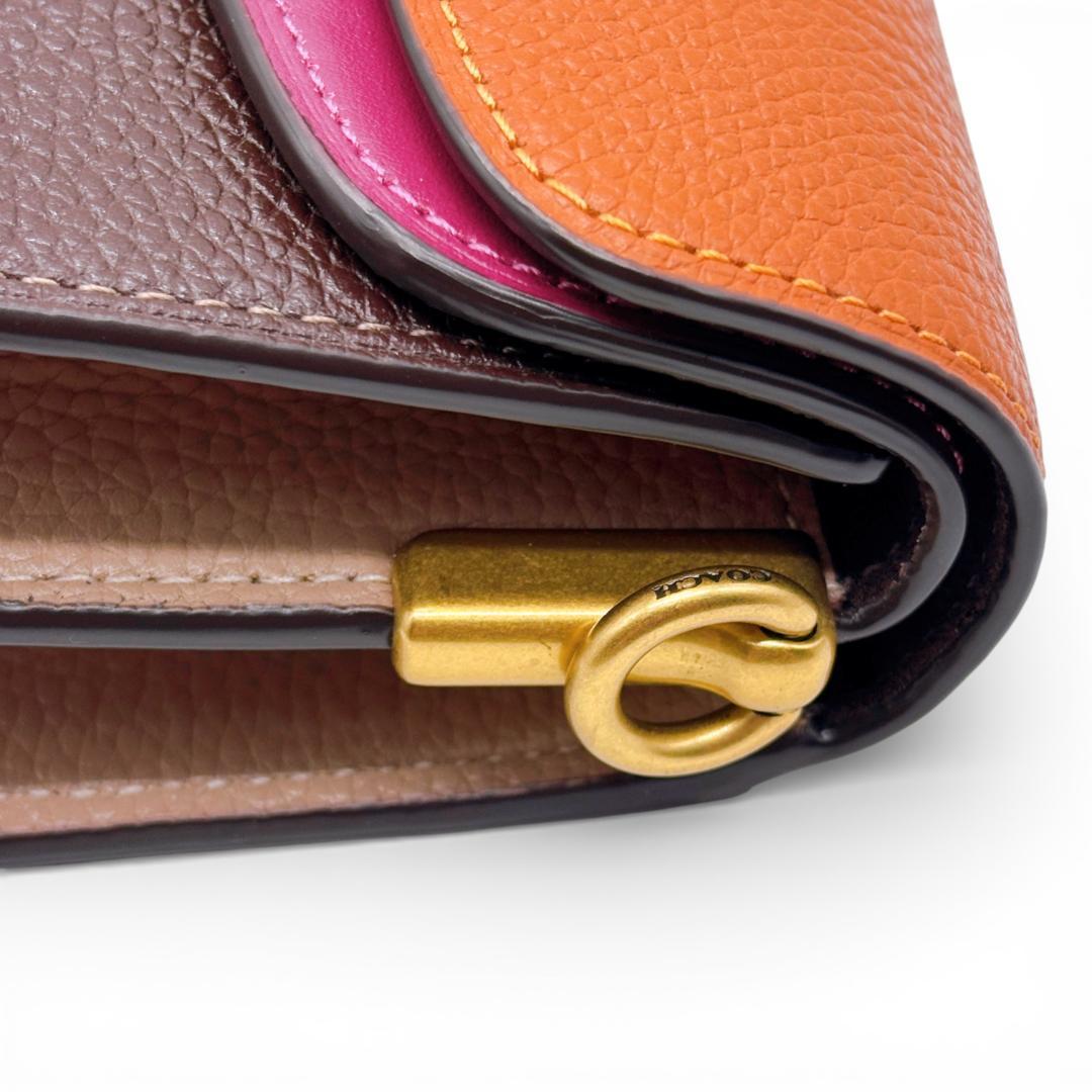 【美品✨】コーチ タビー クロスボディバッグ カラーブロック