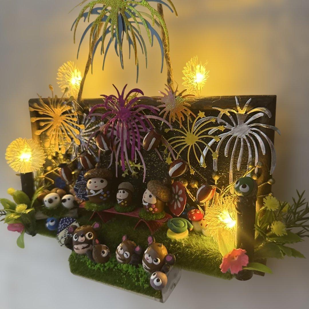 どんぐりアート♡夏のオブジェ　4種♡