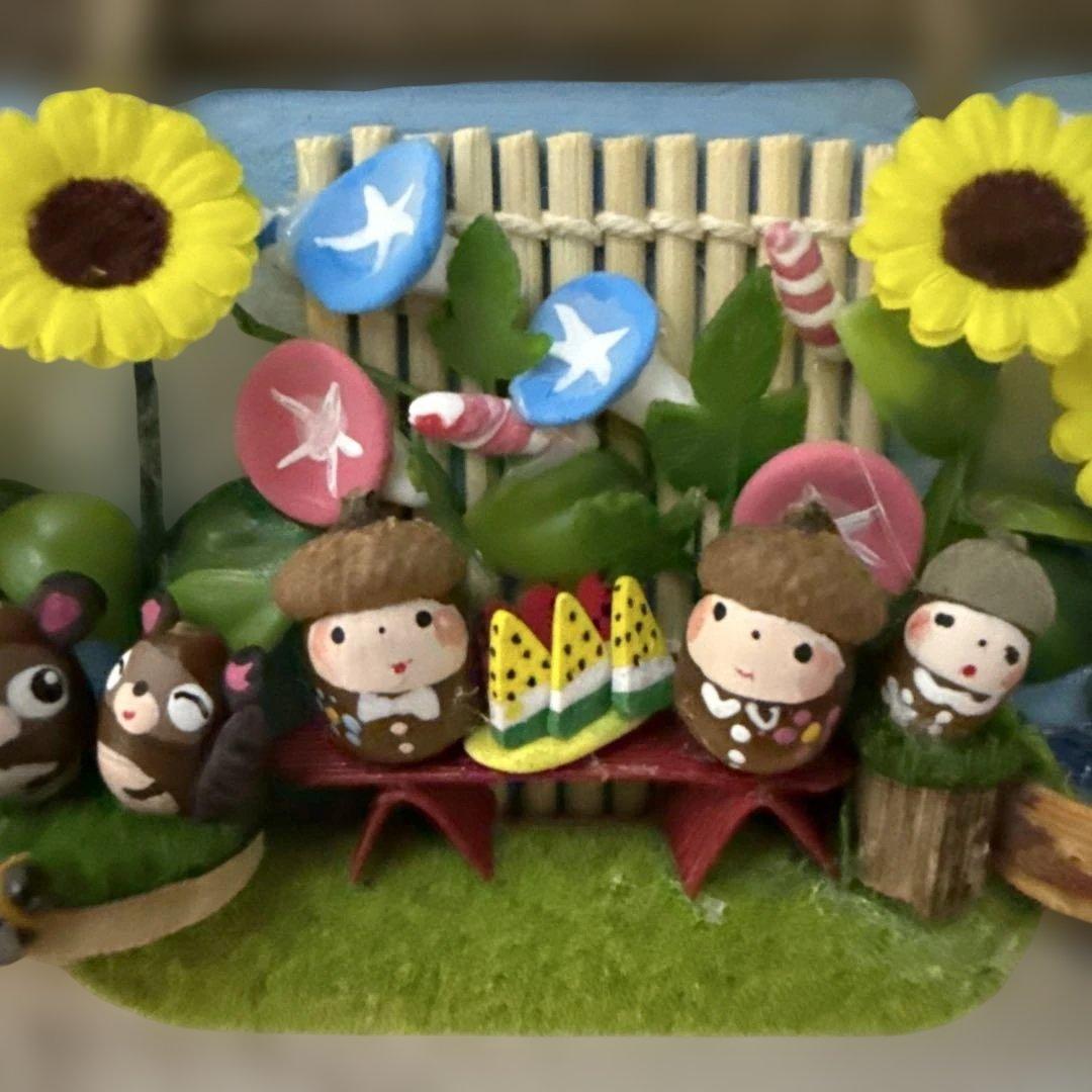 どんぐりアート♡夏のオブジェ　4種♡