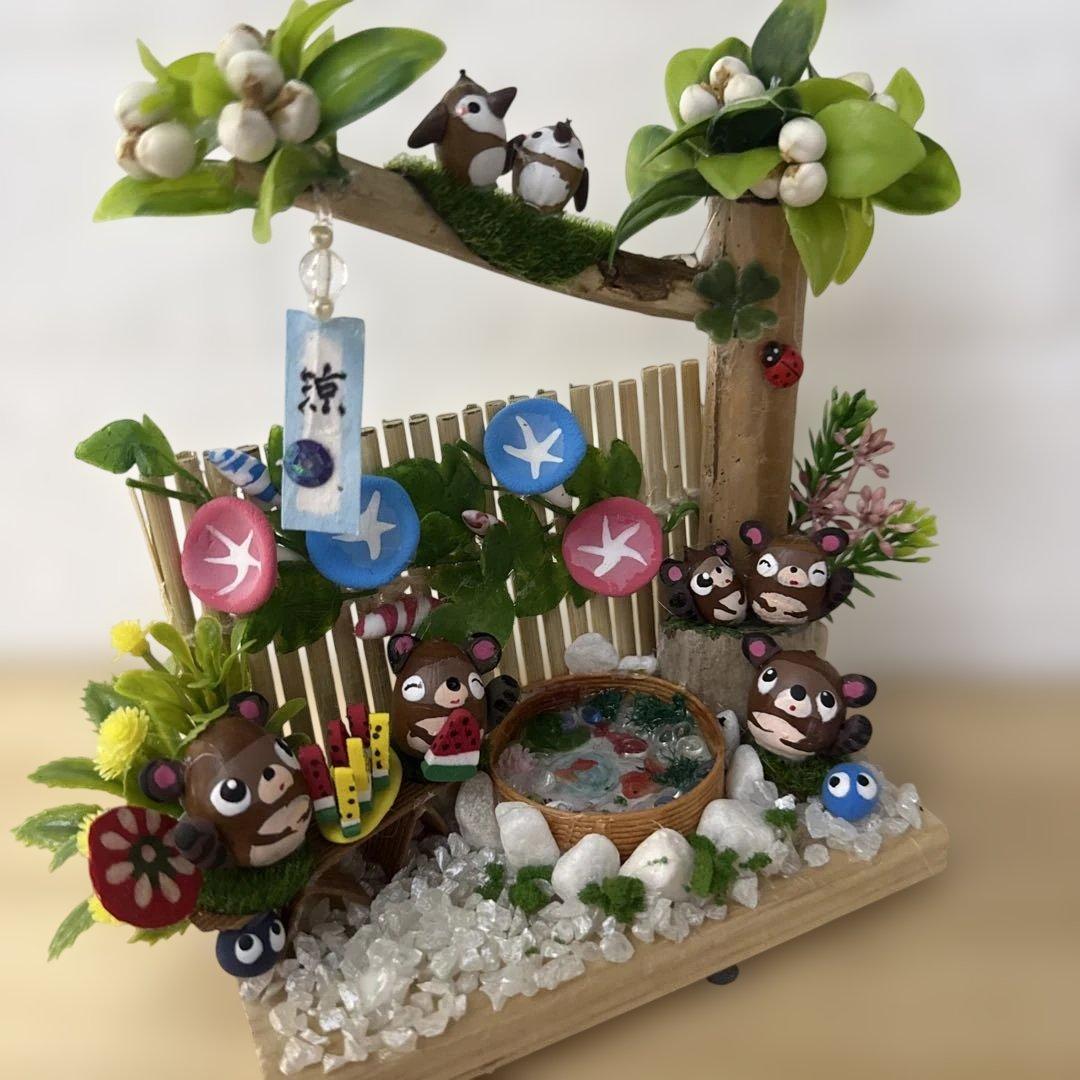 どんぐりアート♡夏のオブジェ　4種♡