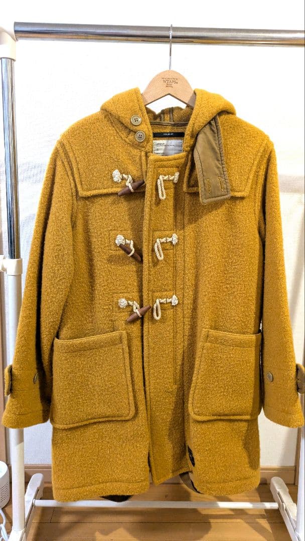 【1/4まで値引き中】WTAPS（ダブルタップス) ウール混紡 ダッフルコート