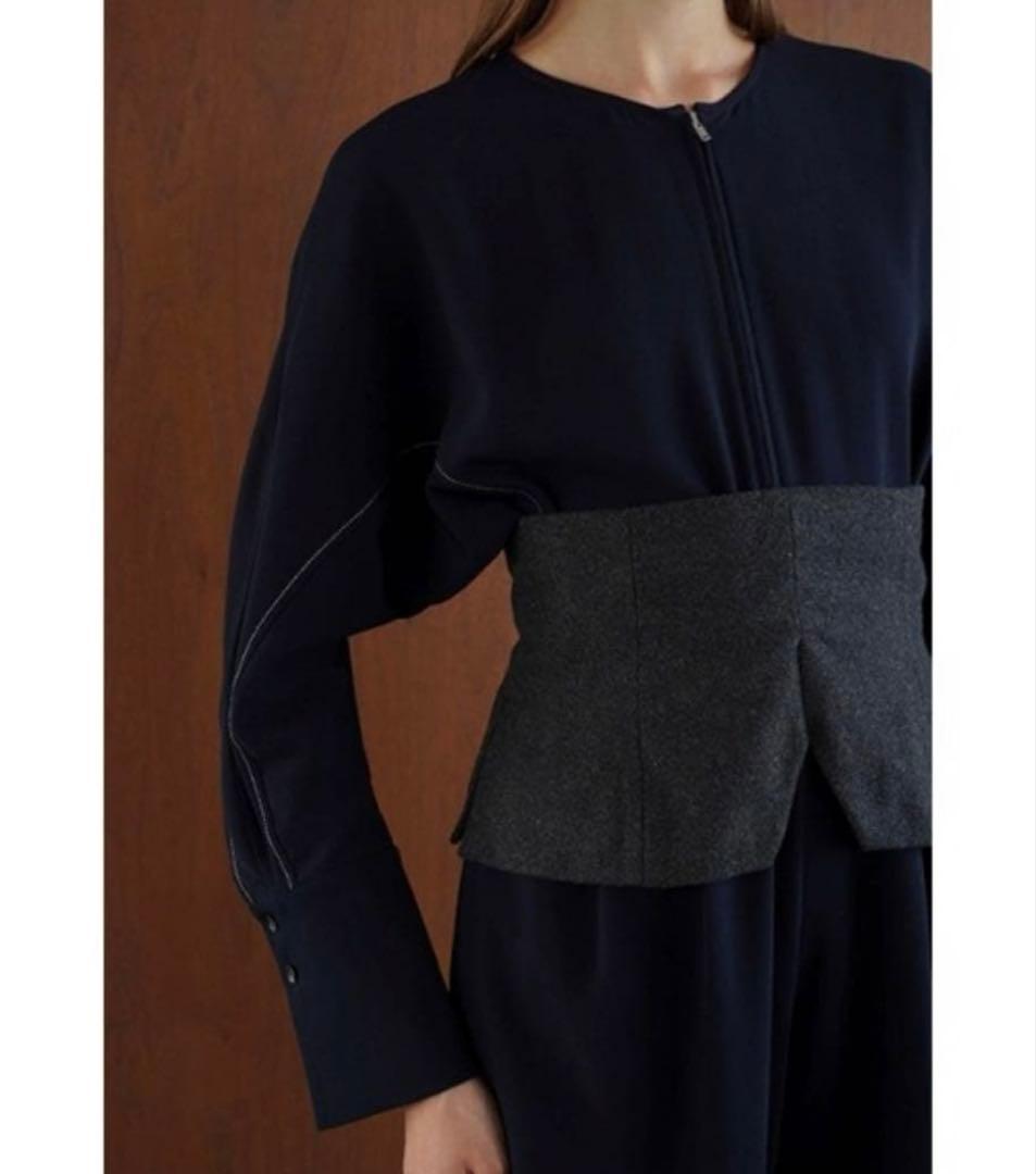 ®️RI　CLANE WOOL BUSTIER ALL IN ONE