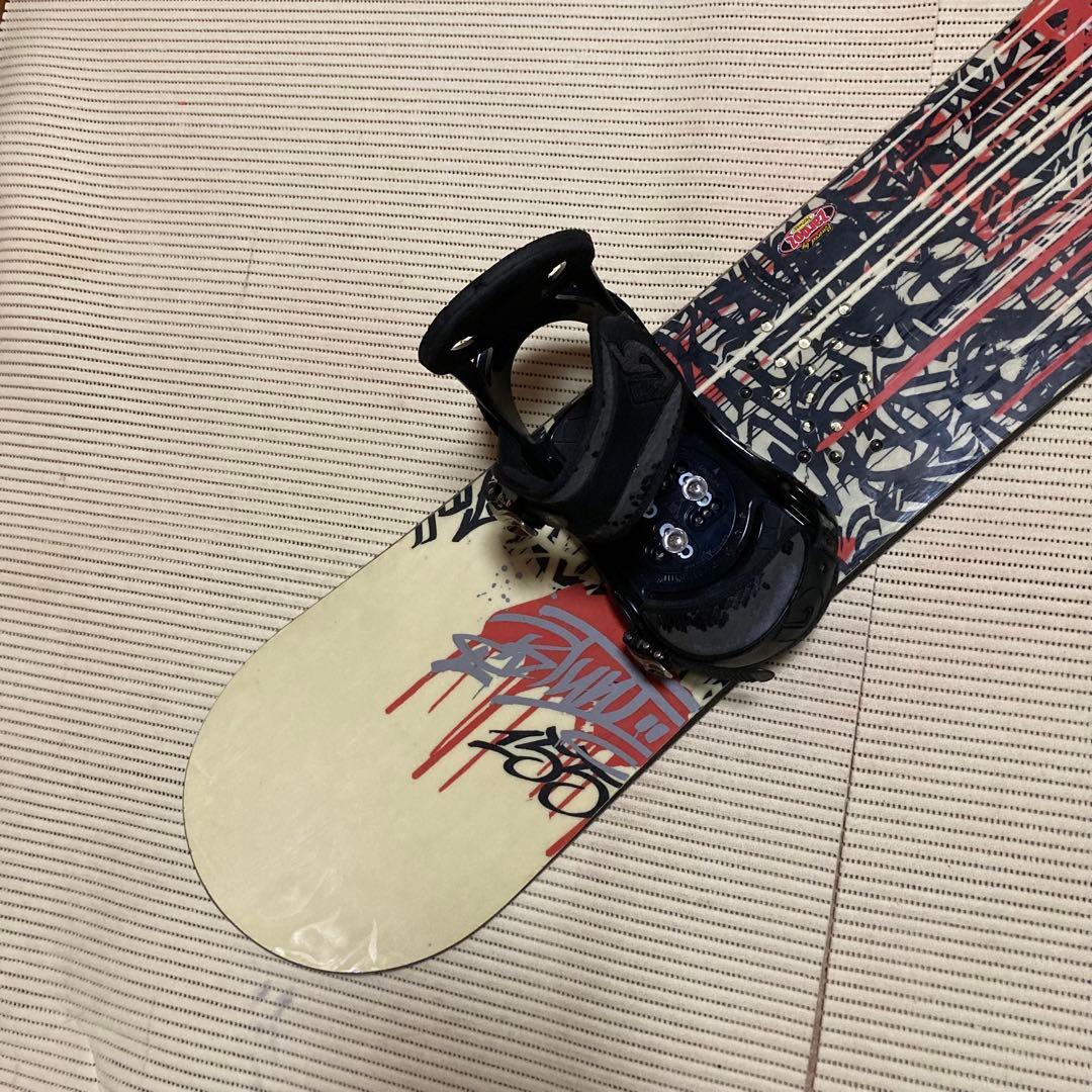 Burton　BLUNT 155cm　キャンバー　＆　custom　MLサイズ