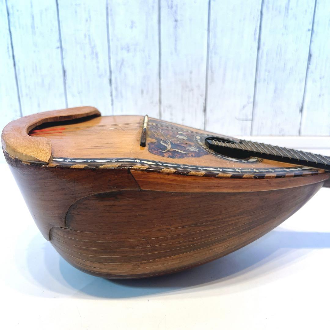 F. DE MUREDA NAPOLI マンドリン　ムレダ　インレイ装飾