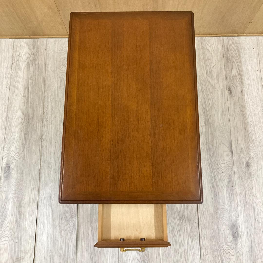 【マルニ】地中海シリーズ　サイドテーブル　引き出し付