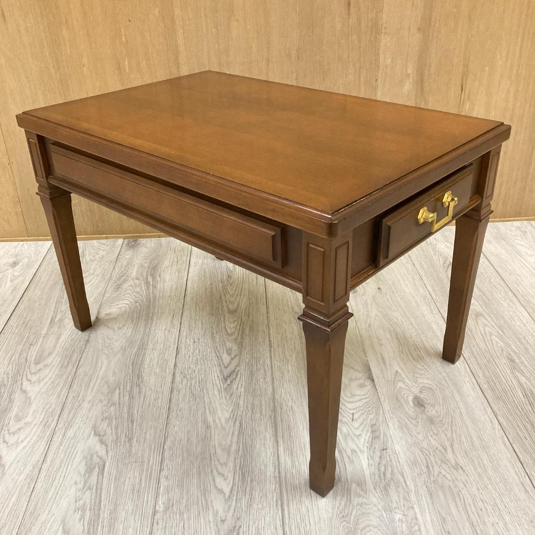 【マルニ】地中海シリーズ　サイドテーブル　引き出し付