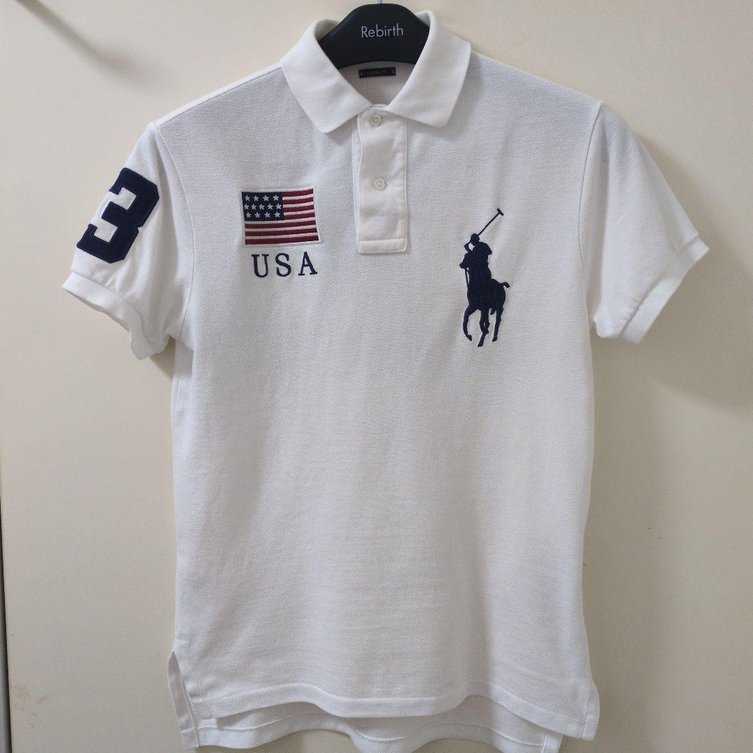 ポロラルフローレン　ビッグポニー　 USA国旗刺繍 　XS