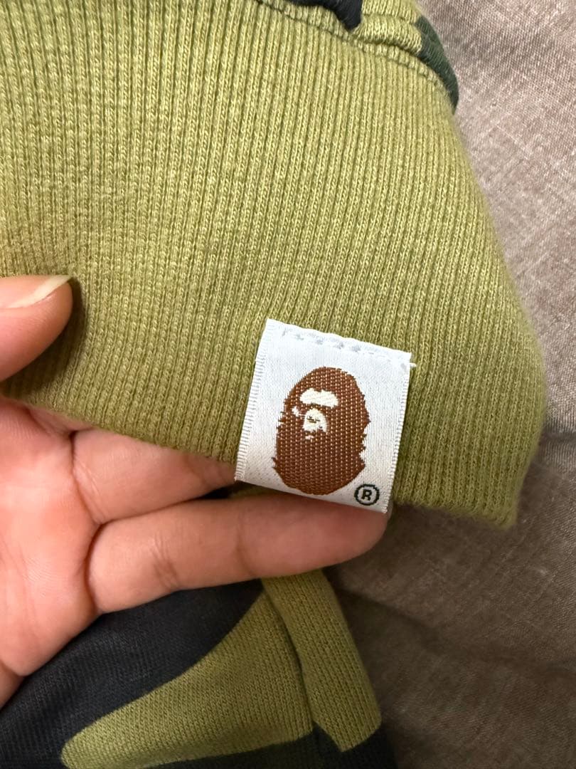 A Bathing Ape カモフラージュ シャークパーカー