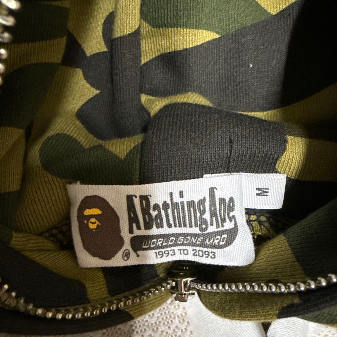 A Bathing Ape カモフラージュ シャークパーカー