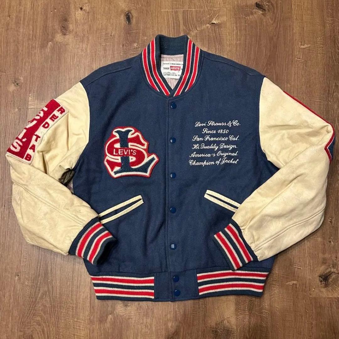 90s Levi's スタジャン M ネイビー