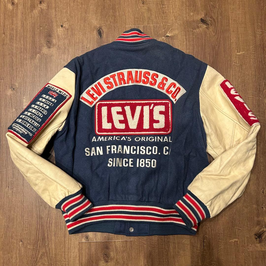 90s Levi's スタジャン M ネイビー