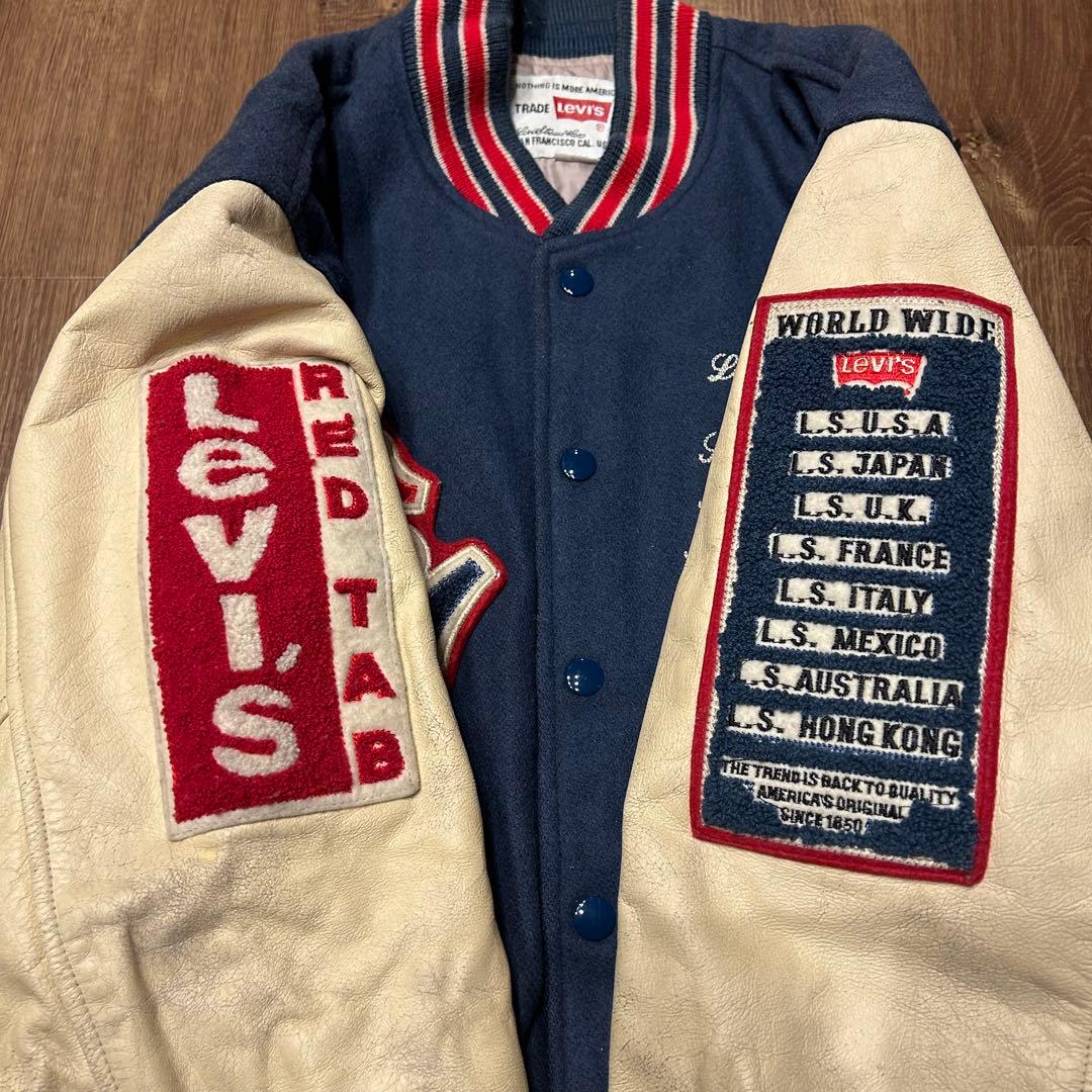 90s Levi's スタジャン M ネイビー