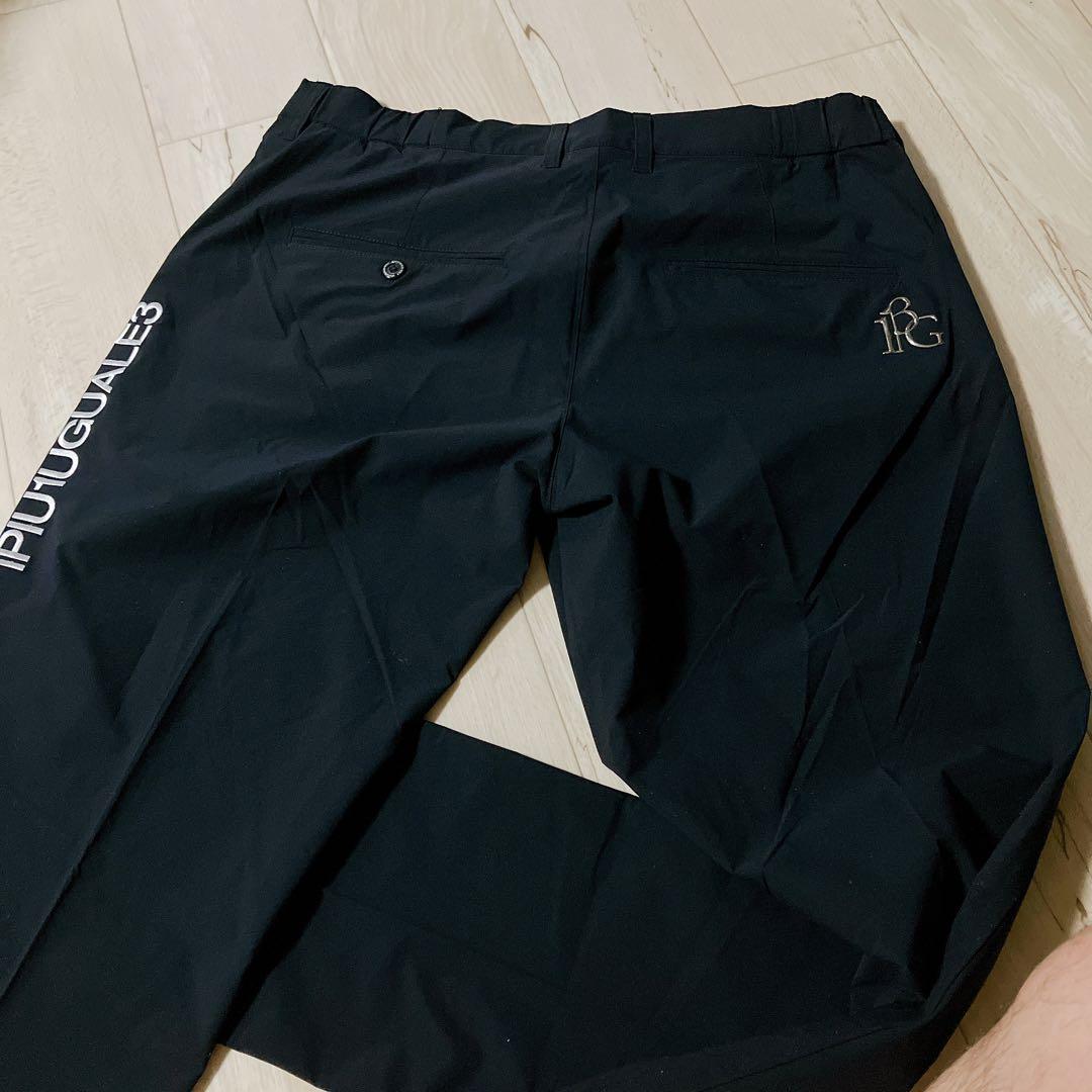 美品　1PIU1UGUALE3 GOLF タックパンツXL ダークネイビー