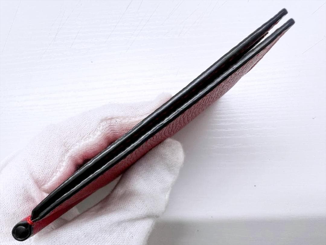 美品　VALEXTRA　ヴァレクストラ　グレインカーフスキン　マネークリップ